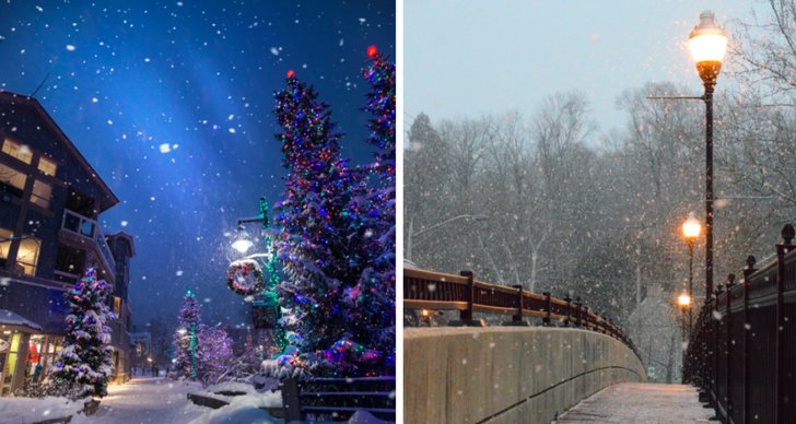 Snö, Vädret, Julafton